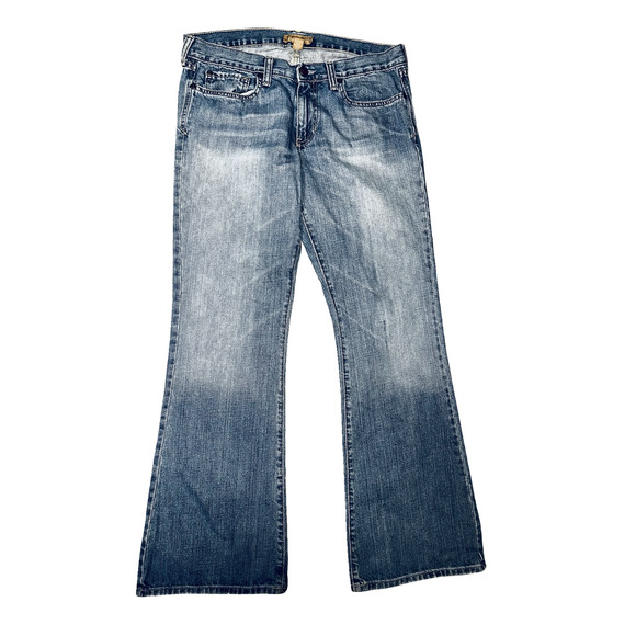 Vintage Abercrombie & Fitch Jeans Womens 10 Flare Madison Y2K Distressed 00s - Picture 1 of 15